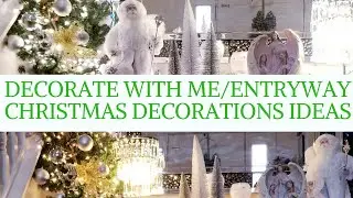 #Decoratewithmefrontentrywaydecoration CHRISTMAS ENTRYWAY DECORATION IDEAS