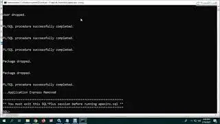 Oracle Apex uninstall | TrainerBD.com