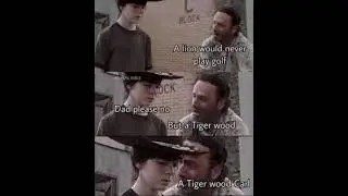 Lion's Don't Play Golf #thewalkingdead #thewalkingdeadrickgrimes #voiceimpressions #meme