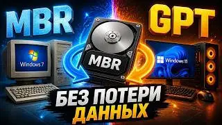 Convert MBR to GPT WITHOUT Losing Data or Windows | SSD, HDD, Windows 11