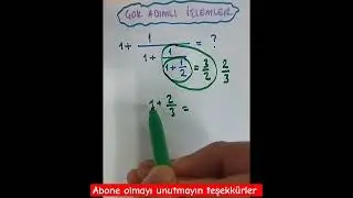 Çok Adımlı İşlemler Rasyonel Sayılar #tytmatematik #2024