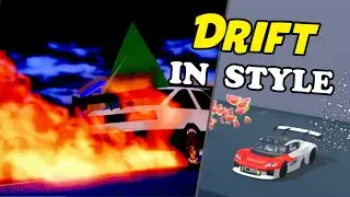 DRIFT in STYLE! Jailbreak New FIRE Feature! (Roblox Jailbreak)