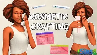 MAKE YOUR OWN BATH BOMBS AND LIP BALMS IN THE SIMS 4!|  COSMETIC CRAFTING MOD| THE SIMS 4 MOD REVIEW