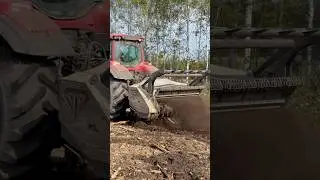 Лесная спарочка Valtra & Niubo В наличии +79261385927 #ротоватор #лес #мульчер #valtra #t235