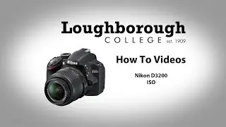 How To - Nikon D3200 ISO