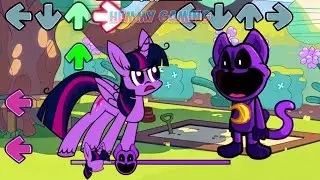 [SWAP] FNF Smiling Critters ALL PHASES vs My Little Pony Sings Can Can | Bluey FNF Mods