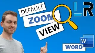 MS Word: Set default zoom view upon start - 1 MINUTE