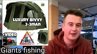GIANTS FISHING bivak LUXURY BIVVY 2-3 MAN│Majo Syro, rybárske potreby RybárZV│HD