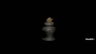 Houdini antique fire vase