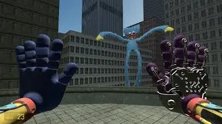 VERY BIG NEW SMILING CREATURES FROM POPPY PLAYTIME ARE TEARING MY ARMY TO PIECES - GARRY`S MOD