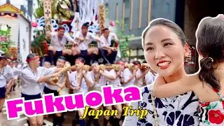 Japanese Family Trip to Fukuoka Summer Festival