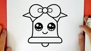 HOW TO DRAW A CUTE CHRISTMAS BELL