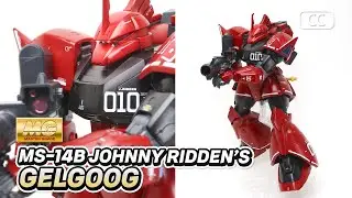 Gunpla MG Johnny Ridden's Gelgoog ASMR Build Review