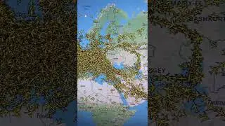 Вот так выглядит воздушная карта над территорией Украины 