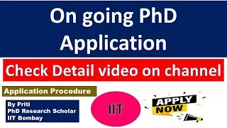 On Going PhD Admission 2024-25 || PhD Admission 2024