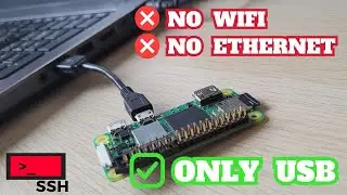 Connect Raspberry Pi to Your PC Using ONLY a USB Cable (No WiFi, No Ethernet!)