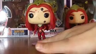 Aquaman: blackest night Red lantern Mera funko pop custom