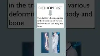 Orthopedist: Medical Vocabulary for English learners