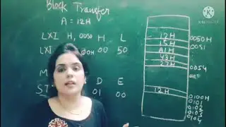 block transfer program in 8085 | 8085 programming | 8085 microprocessor