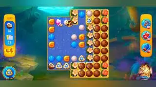 фишдом 2023  #  11157 уровень - прохождение без бустеров # Fishdom,   11157  level - no Boosters.
