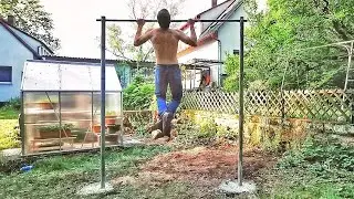 Building a Pull-up Bar in my Garden!
