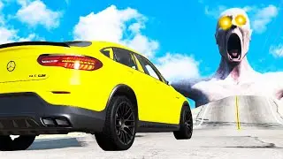 Epic Escape From The Shy Guy SCP 096 | Mercedes VS Giant Bulge