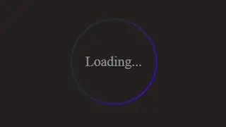 How to create a  Animated circle Loading with Text using html and css only
