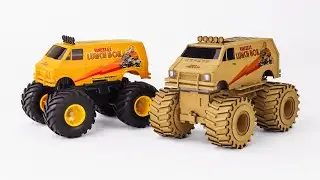 How to Make MINI 4WD with Cardboard