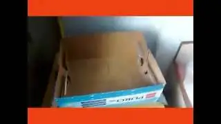 How to make a Beyblade stadium from cardboard box.