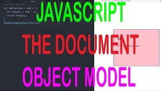 JAVASCRIPT TUTORIALS - THE DOCUMENT OBJECT MODEL #30