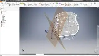 Inventor 2017 - Basic Tutorial Part 2 - Revolve
