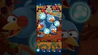 Angry birds pop bubble shooter level 204 3 STARS NO BOOSTER