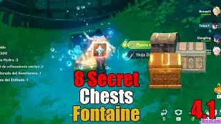 8 Secret Chest in Fontaine. Genshin Impact 4.1