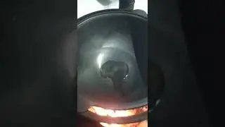 обжиг узбекского чугунного казана. Самый правильный способ.