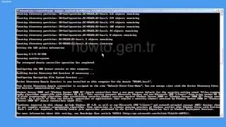 How to install/promote active directory with command line/unattended on windows server