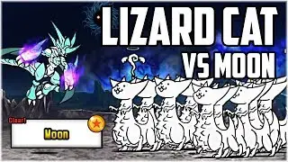 The Battle Cats | Lizard (Dragon) Cats VS Moon Stages!