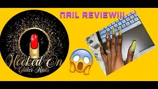 Hooked on glitter nail review