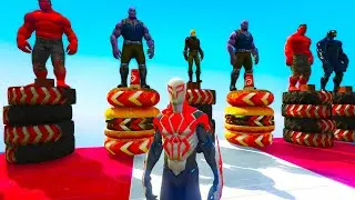 GTA 5 Epic Ragdolls | Spiderman and Super Heroes Jumps/fails Episode 108 (Euphoria Physics)