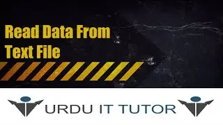 34-C# Tutorial – Read Data from Text File