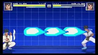 Mugen - Kung Fu Man projectile attack testing