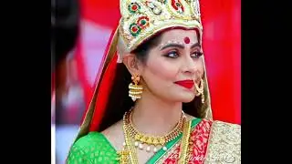 #Yukti Kapoor as Maa Durga 🙏🏻😇