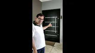 Porta de giro alumínio linha omega