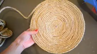 DIY Nautical Inspired Sisal Rope Placemat