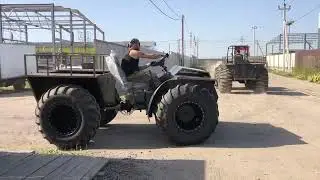 Вездеход - Каракат Тайга 4x4 | Выехали топить и переворачивать вездеходы