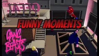 Gang Beasts Funny Moments #10 NPC KILLING EACH OTHER!