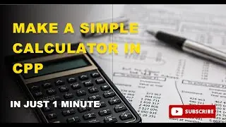 Make Simple Calculator in C++ | JUST IN 1 MINUTE #coding #trending #cpp #c