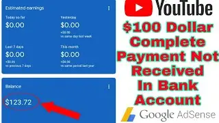 Youtube payment not received after completing 100 dollars. what next? Tech Get