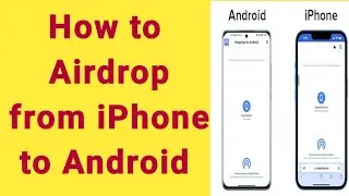 how to airdrop from iphone to Android | airdrop photos from iphone to Android | airdrop files iphone
