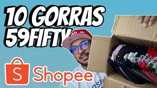 HAUL 10 Gorras 59fifty de SHOPEE | ¿VALE LA PENA COMPRAR?