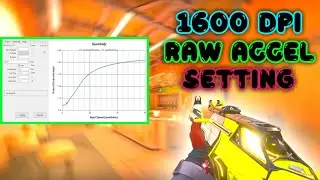 Best Raw Accel Setting 1600 Dpi  || Raw Accel Settings For Valorant